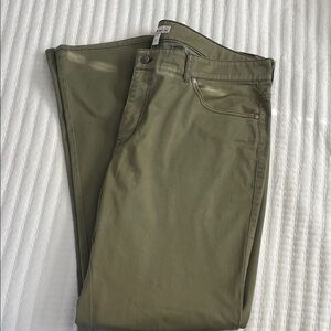 Peter Millar olive green five pocket pants 40/34